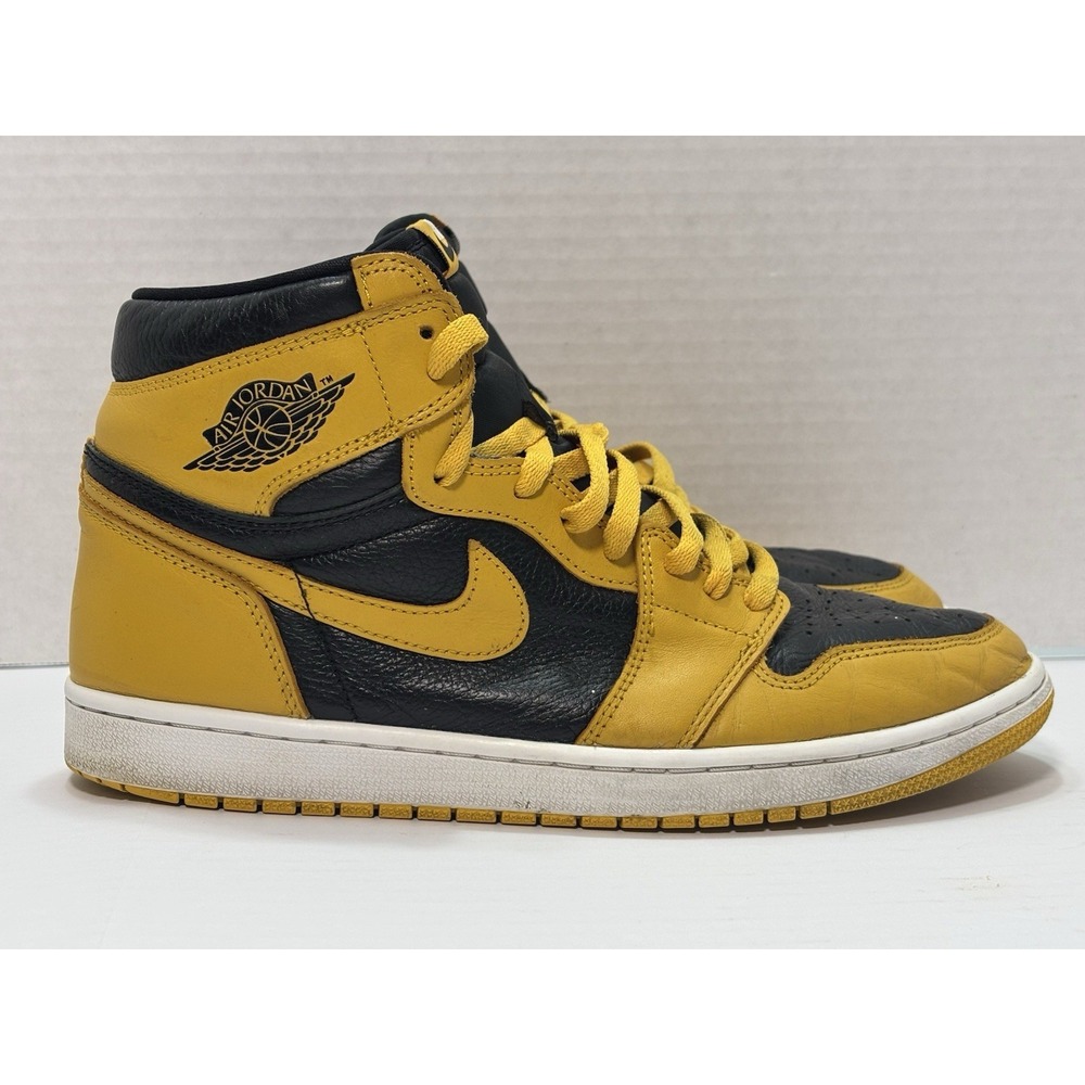 Nike Air Jordan 1 Retro High OG Pollen 555088-701 Mens 11 Yellow Black